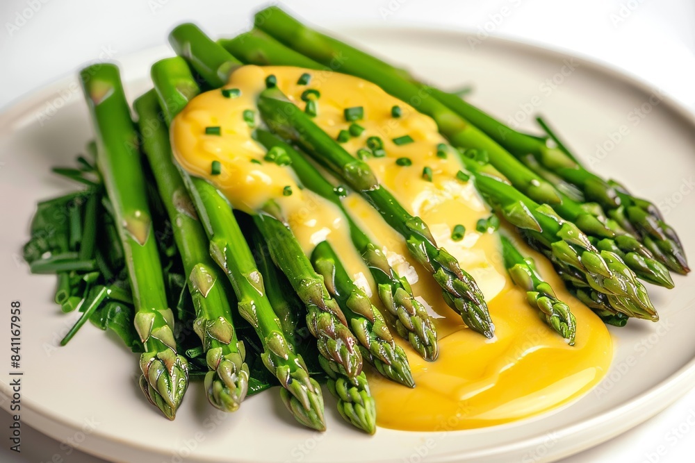 Delicious Asparagus Dish with Creamy and Lemony Hollandaise Delicious Asparagus Dish with Creamy and Lemony Hollandaise