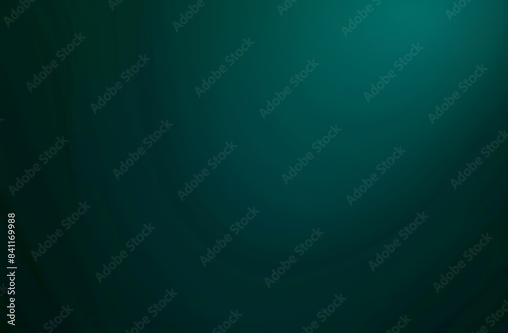 Fototapeta premium Dark Green Minimalist Gradient Background