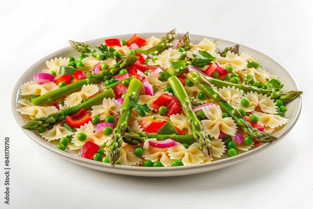 Aromatic Asparagus and Red Pepper Pasta Salad Aromatic Asparagus and Red Pepper Pasta Salad