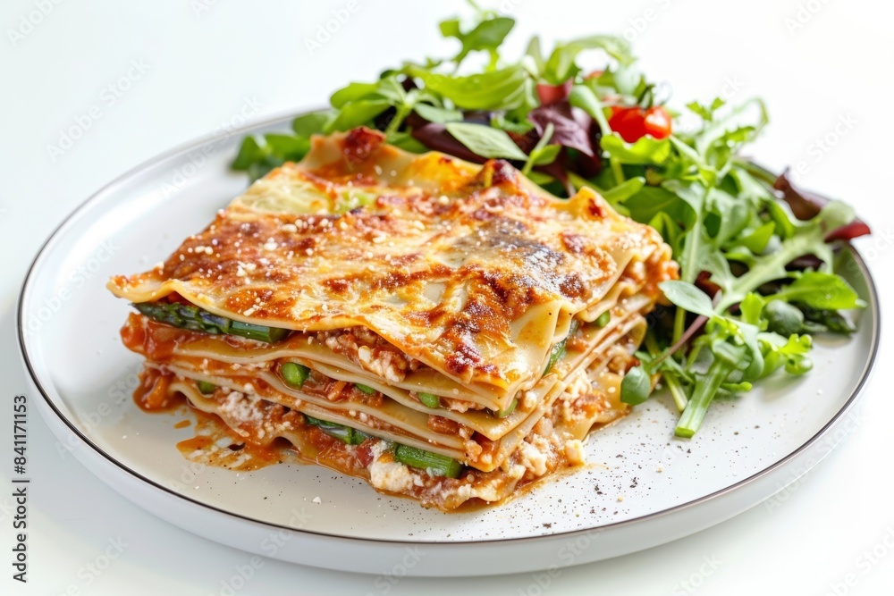 Gourmet Asparagus Lasagna with Rich, Cheesy Layers Gourmet Asparagus Lasagna with Rich, Cheesy Layers
