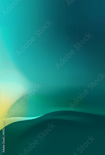 Phone wallpaper, gradient of deep teal at the top, modern design