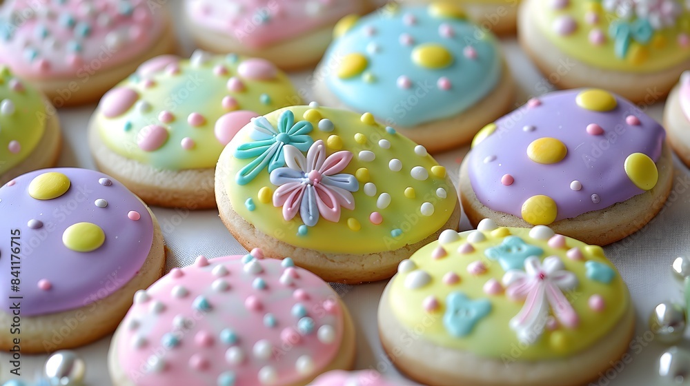 Easter Cookies for Easter Egg hunt and spring celebrations