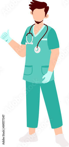 nurse with stethoscope