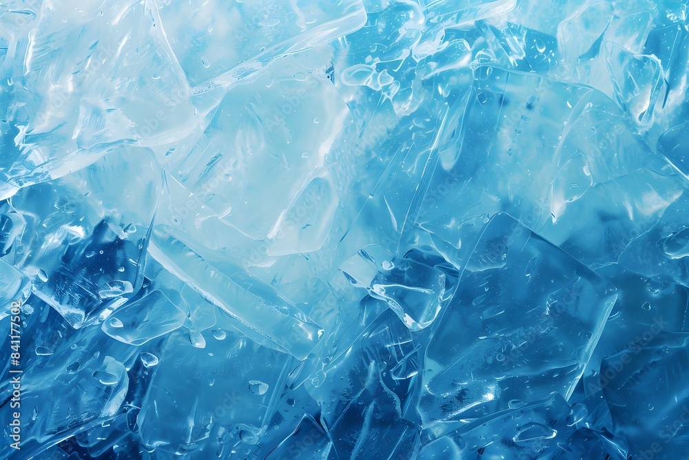 Abstract Blue Ice Texture Background Abstract Blue Ice Texture Background
