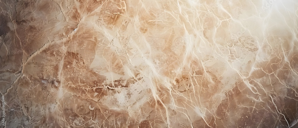 Fototapeta premium Light Brown Stone Texture Top View