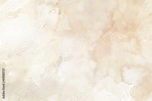 Abstract Watercolor Background With Cream Tones