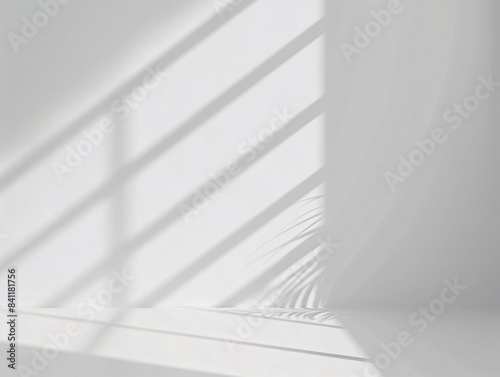 Wallpaper Mural Minimalist White Background With Light Lines Torontodigital.ca