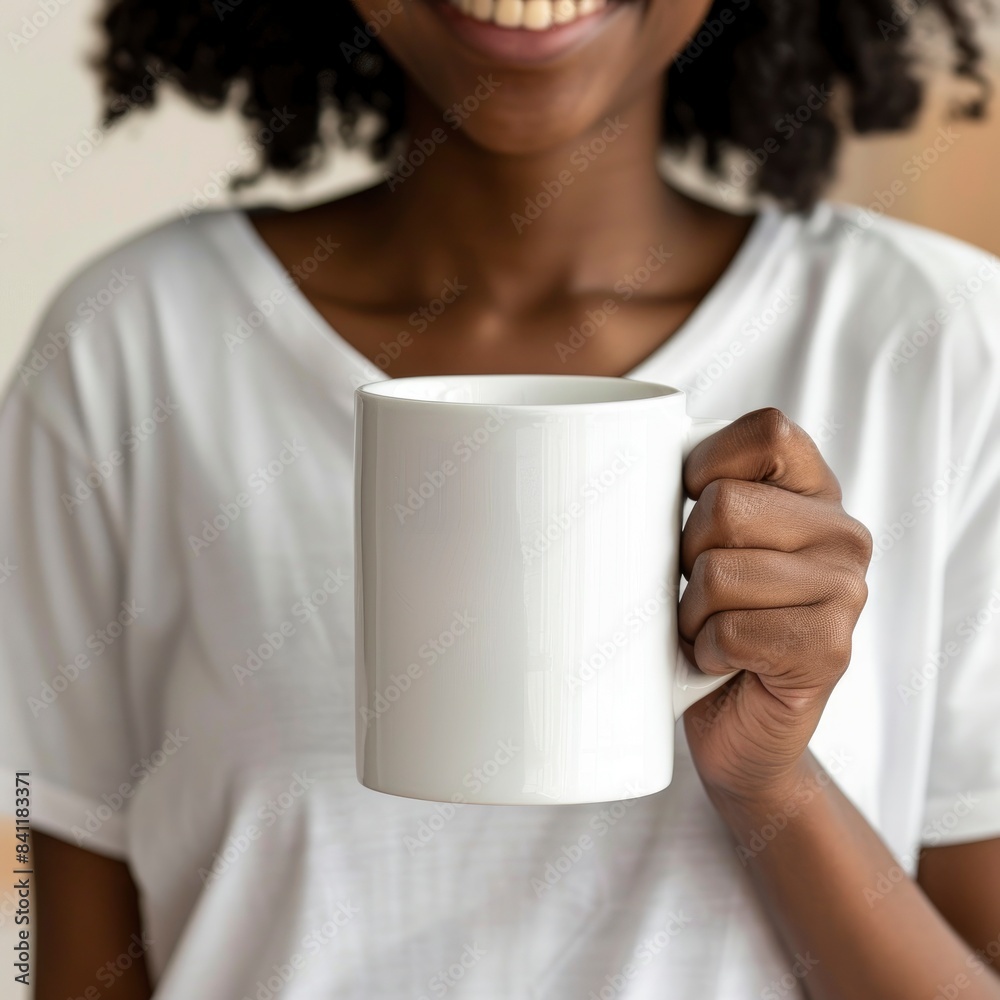 Eswatini Beautiful Girl Holding 15Oz Plain White Mug Mockup Eswatini Beautiful Girl Holding 15Oz Plain White Mug Mockup