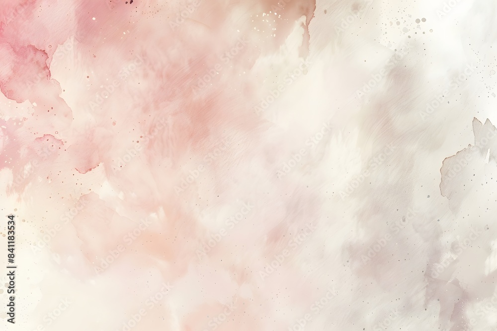 Obraz premium Abstract Watercolor Background with Neutral Tones