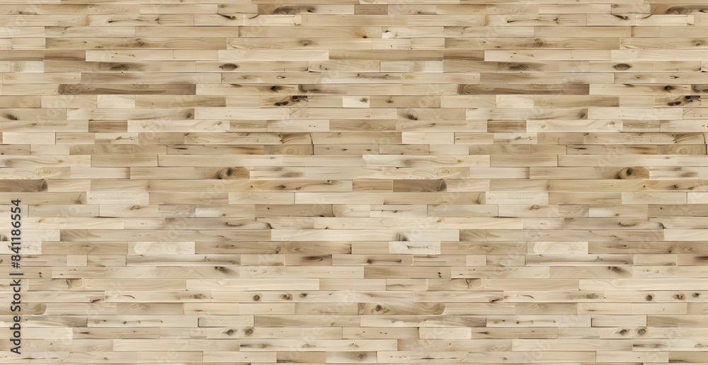 Fototapeta premium Seamless Light Wooden Floor Texture