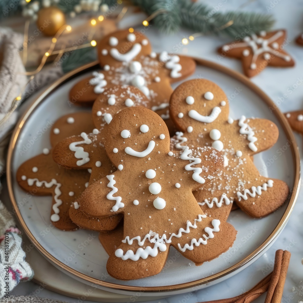 National Gingerbread Day concept with copy space National Gingerbread Day concept with copy space