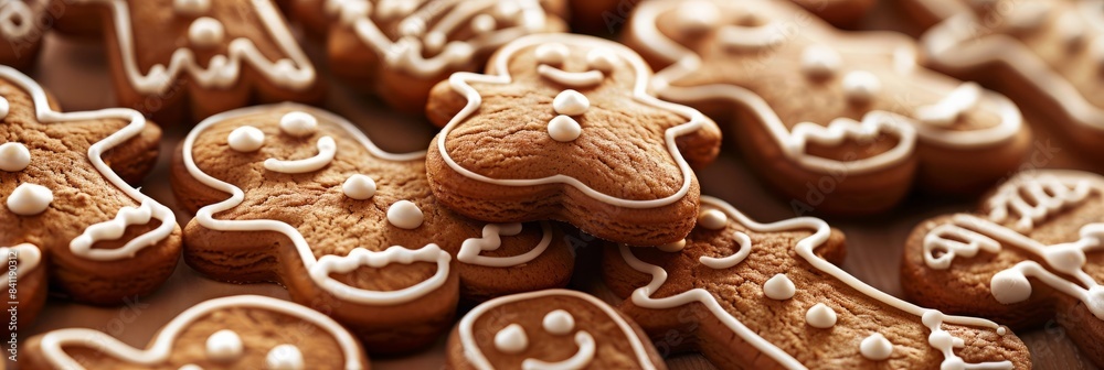 National Gingerbread Day concept with copy space National Gingerbread Day concept with copy space