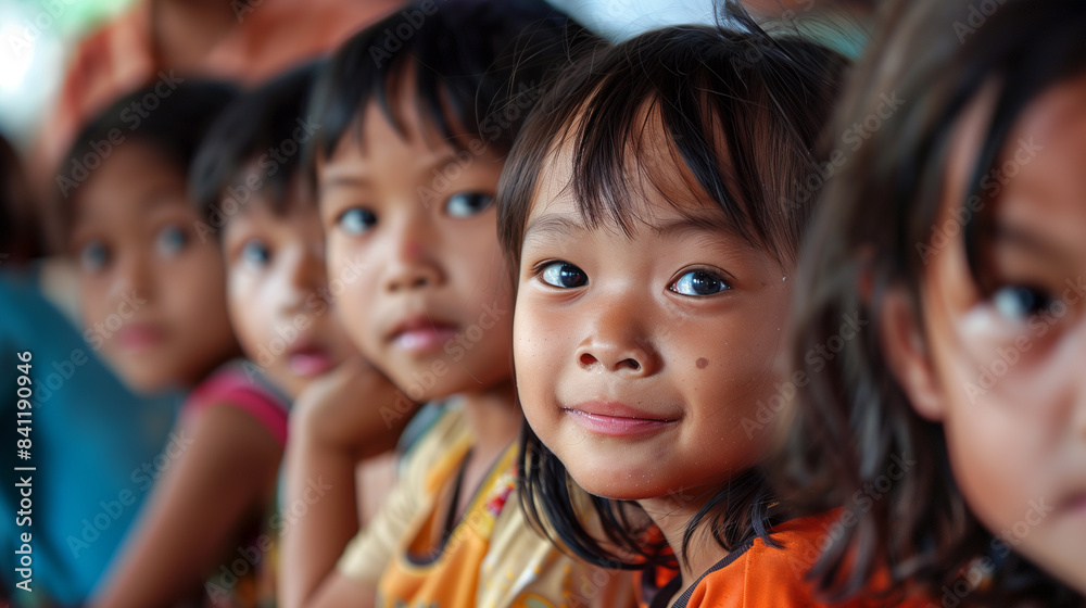 copy space, stockphoto, close up of some primary school students in a primary school classroom in Asia. Back to school theme. copy space, stockphoto, close up of some primary school students in a primary school classroom in Asia. Back to school theme.