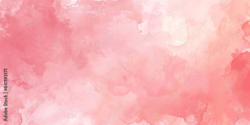 Fototapeta premium Abstract Watercolor Pink Peach Background