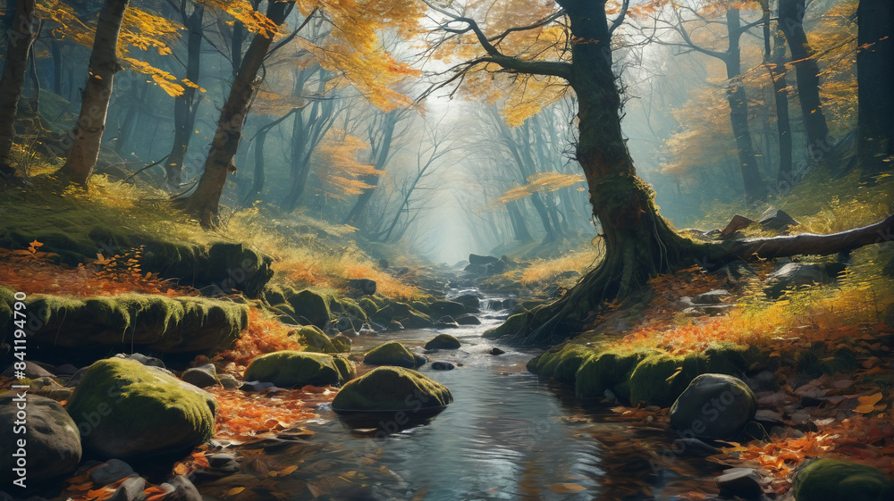 Whispers of the Forest: Venturing into the depths of the woods where the rustle of leaves and the murmur of streams tell tales of ancient enchantment, Generative AI Whispers of the Forest: Venturing into the depths of the woods where the rustle of leaves and the murmur of streams tell tales of ancient enchantment, Generative AI