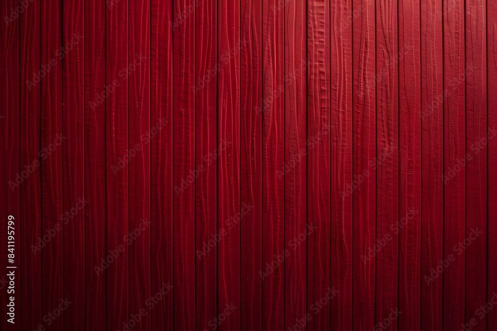 Red Textured Wood Plank Background