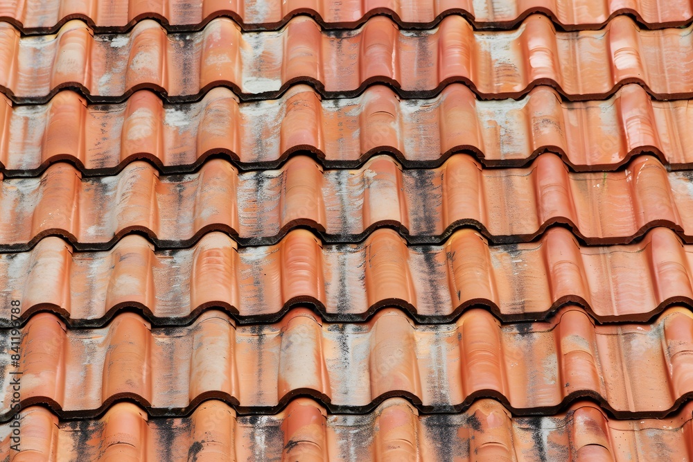 Red Clay Roof Tile Texture Background Red Clay Roof Tile Texture Background