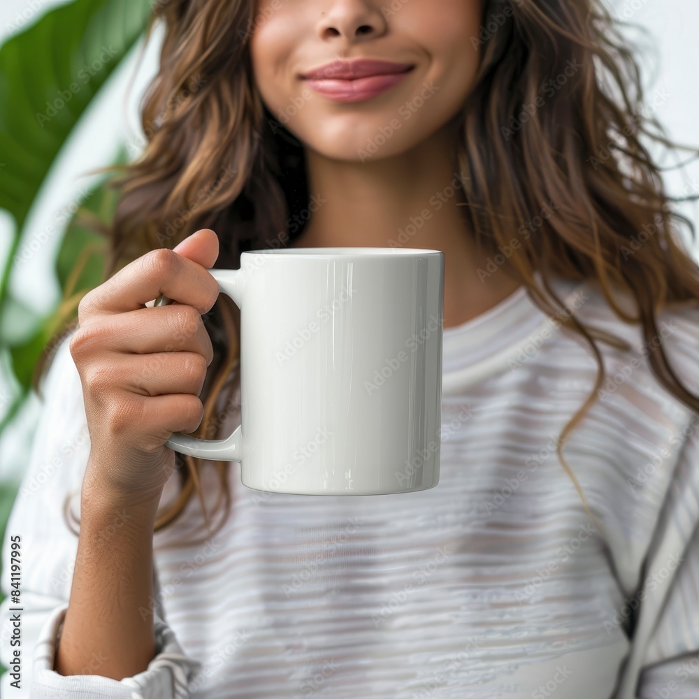 San Marino Beautiful Girl Holding 15Oz Plain White Mug Mockup San Marino Beautiful Girl Holding 15Oz Plain White Mug Mockup