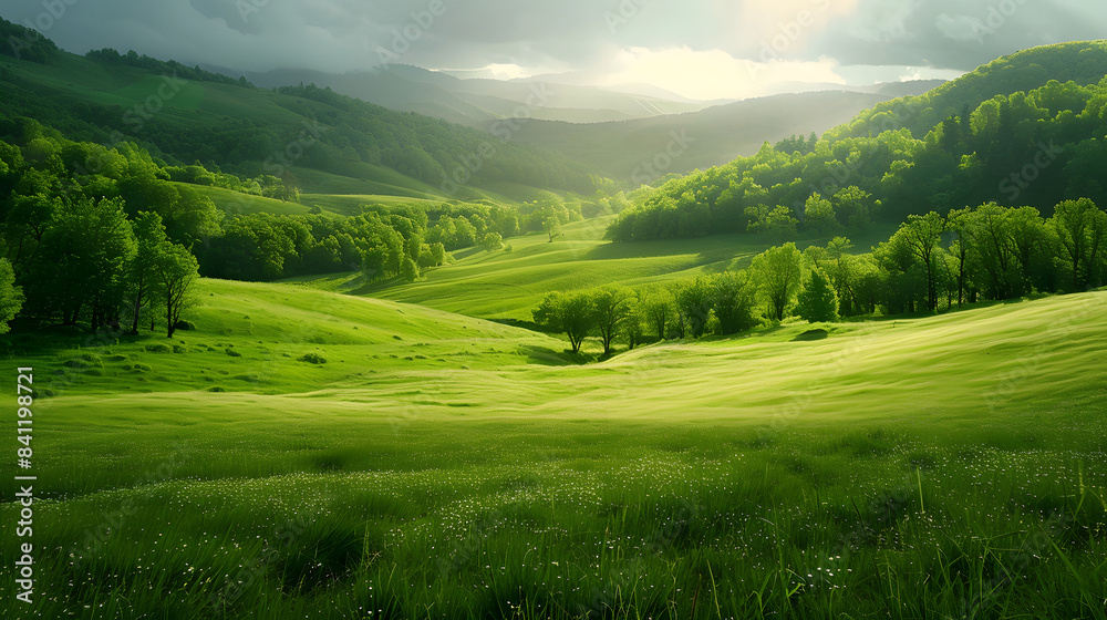 Green landscape Green landscape