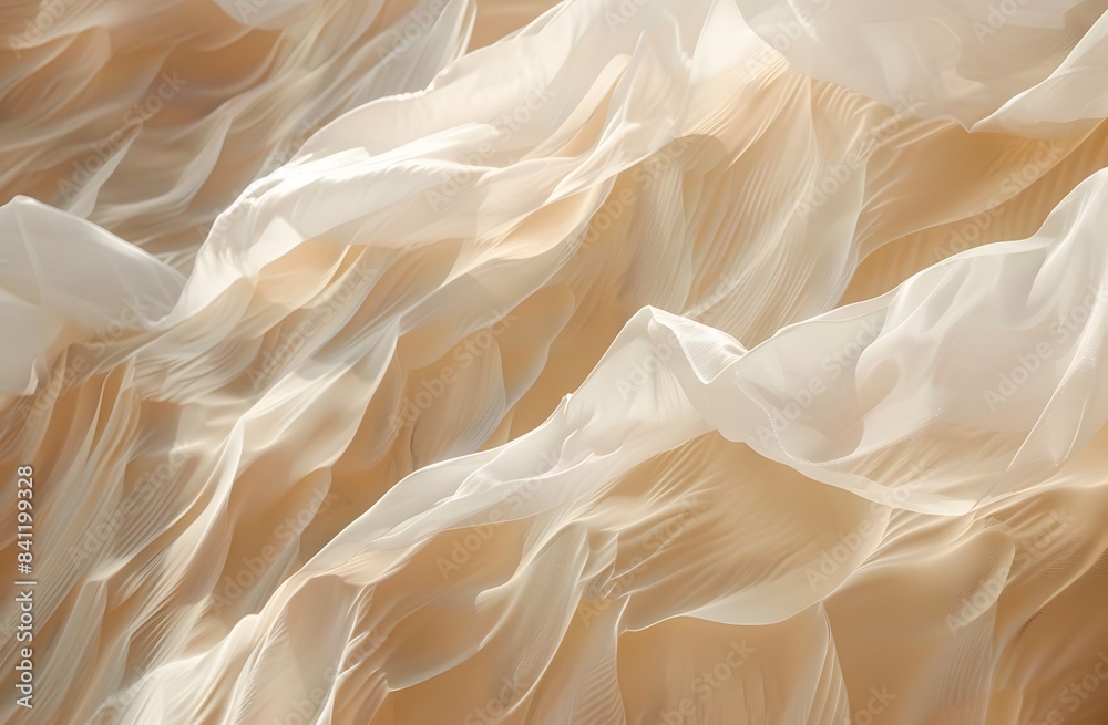 Abstract Desert Landscape in Beige Tones Abstract Desert Landscape in Beige Tones