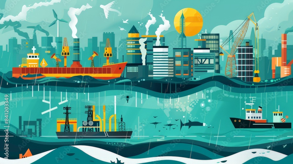 Create an infographic on the impact of climate change on construction ...