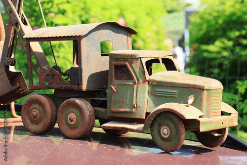 old truck on the beach