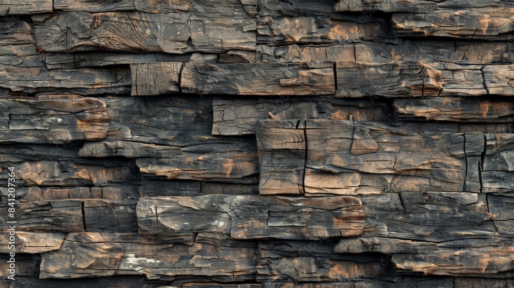 Design a texture inspired by the rugged surface of aged, weathered wood, with deep grains and cracks that tell a story of time and natural elements. Design a texture inspired by the rugged surface of aged, weathered wood, with deep grains and cracks that tell a story of time and natural elements.