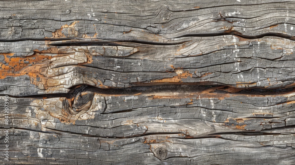Design a texture inspired by the rugged surface of aged, weathered wood, with deep grains and cracks that tell a story of time and natural elements. Design a texture inspired by the rugged surface of aged, weathered wood, with deep grains and cracks that tell a story of time and natural elements.