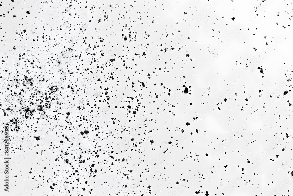 Abstract Black Particles On White Background Abstract Black Particles On White Background