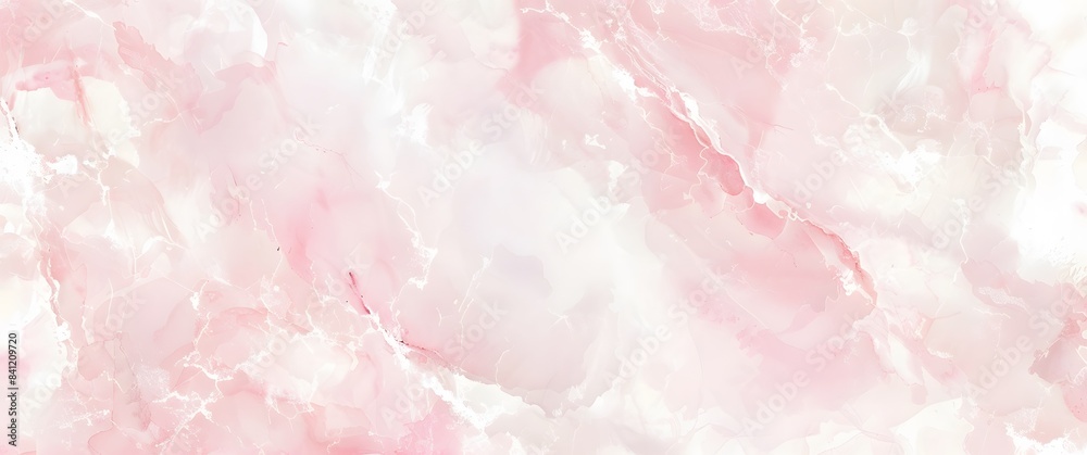Elegant Pink Marble Watercolor Texture