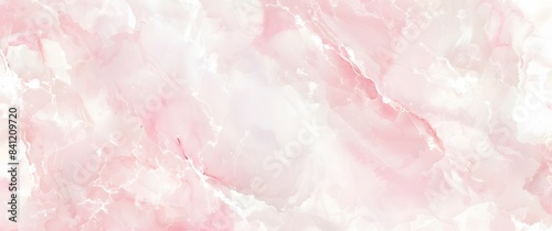 Elegant Pink Marble Watercolor Texture