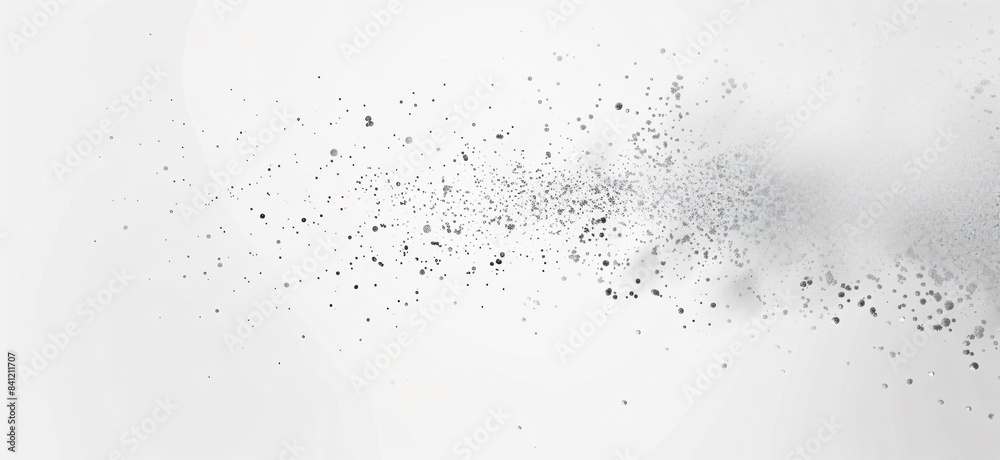 Obraz premium Abstract White Background with Silver Glitter