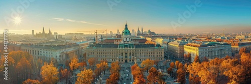 Vienna Skyline with Belvedere Palace