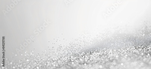 Wallpaper Mural Abstract Silver Glitter Background With Blurred Effect Torontodigital.ca