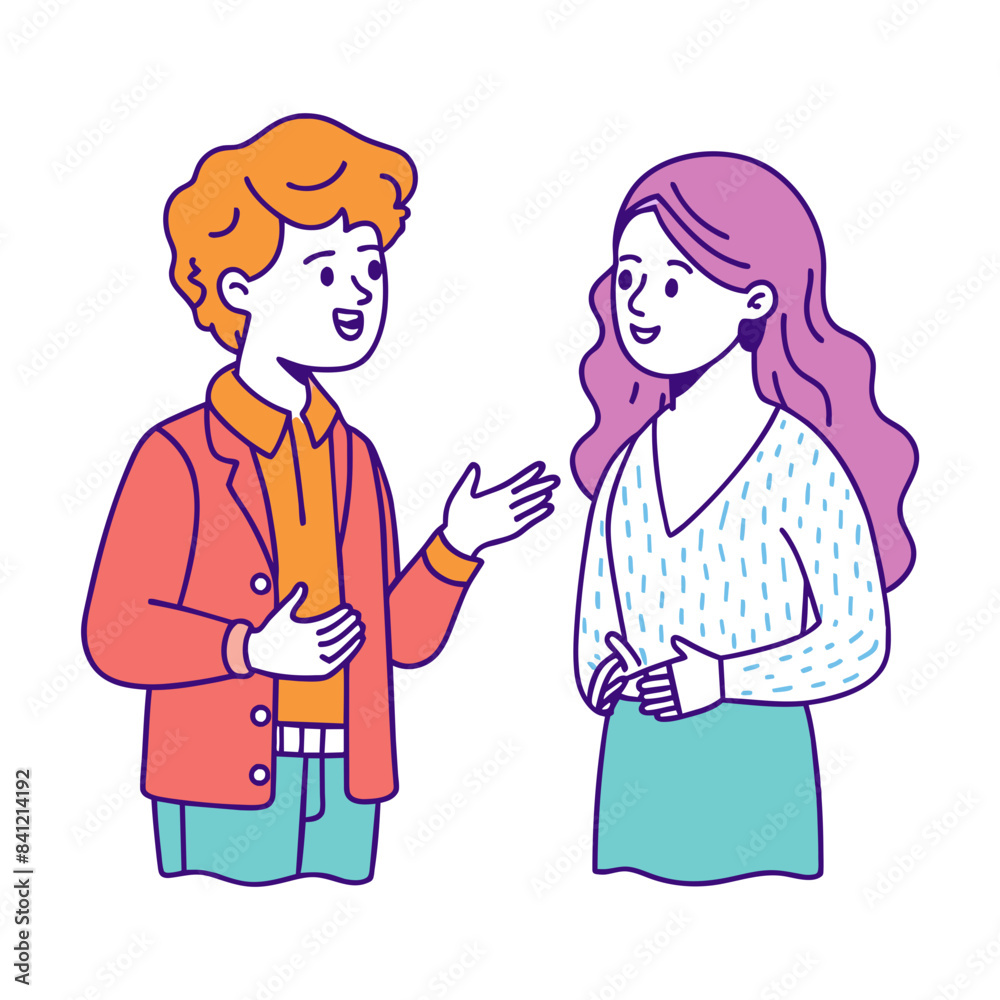 two people talking to each other two people talking to each other