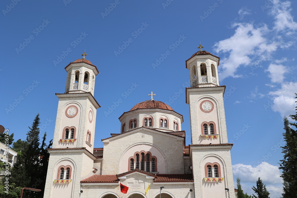 The orthodox cathedral Saint Demetrius in Berat- Albania The orthodox cathedral Saint Demetrius in Berat- Albania