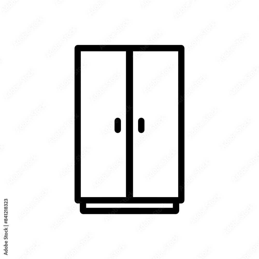 Cupboard icon with simple and modern design Cupboard icon with simple and modern design