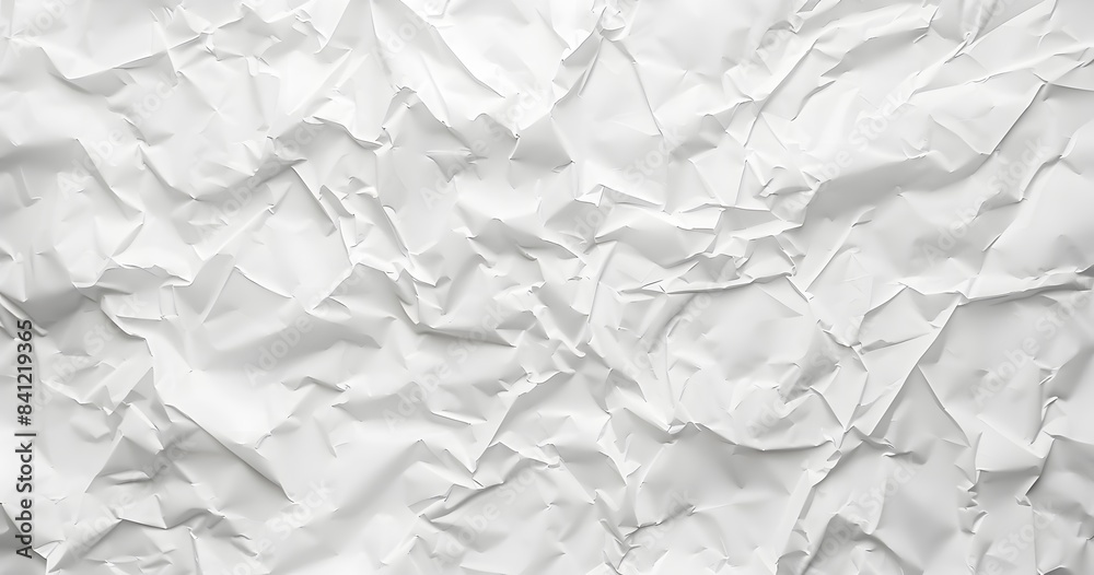 White Crumpled Paper Texture Background White Crumpled Paper Texture Background