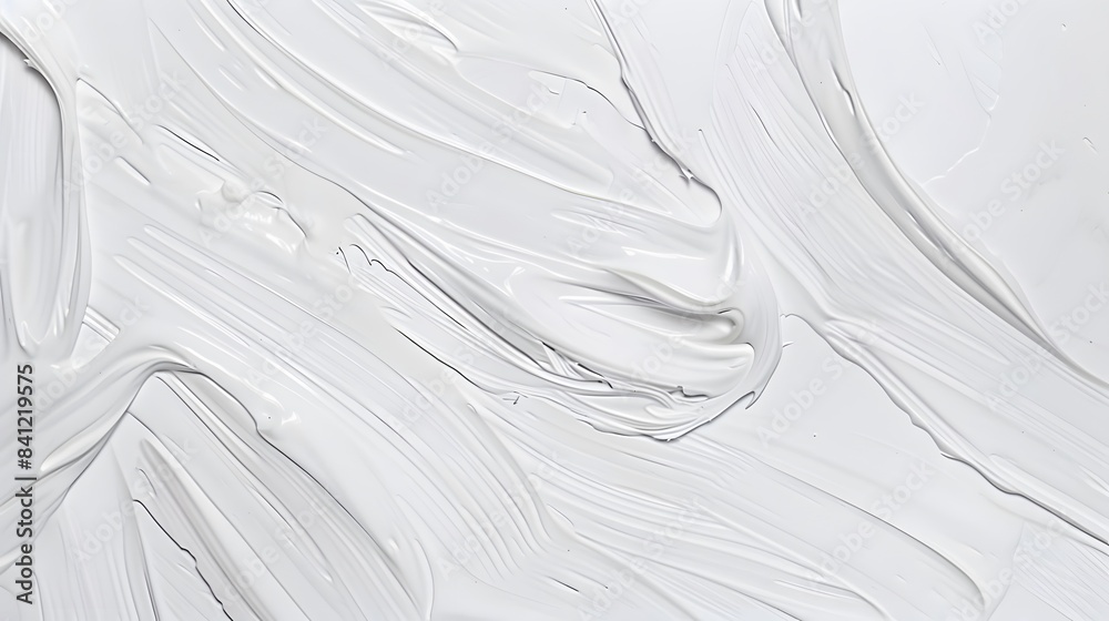 Obraz premium Delicate White Strokes Abstract Background