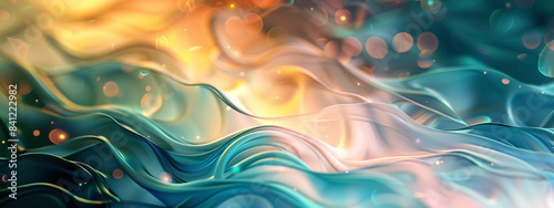 Abstract Gentle wave gradient soft color Background