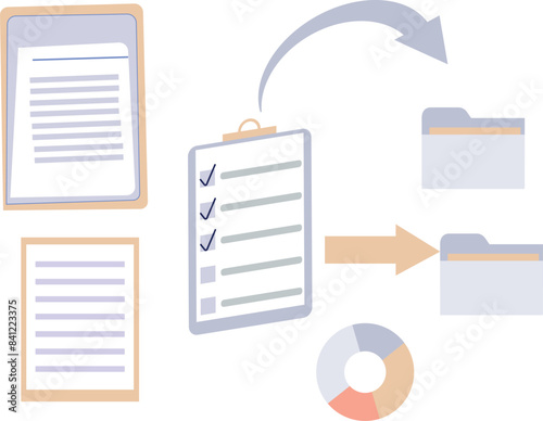Converting checklist data into a folder.
