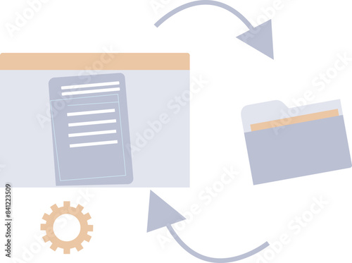Converting webpage data into folder.