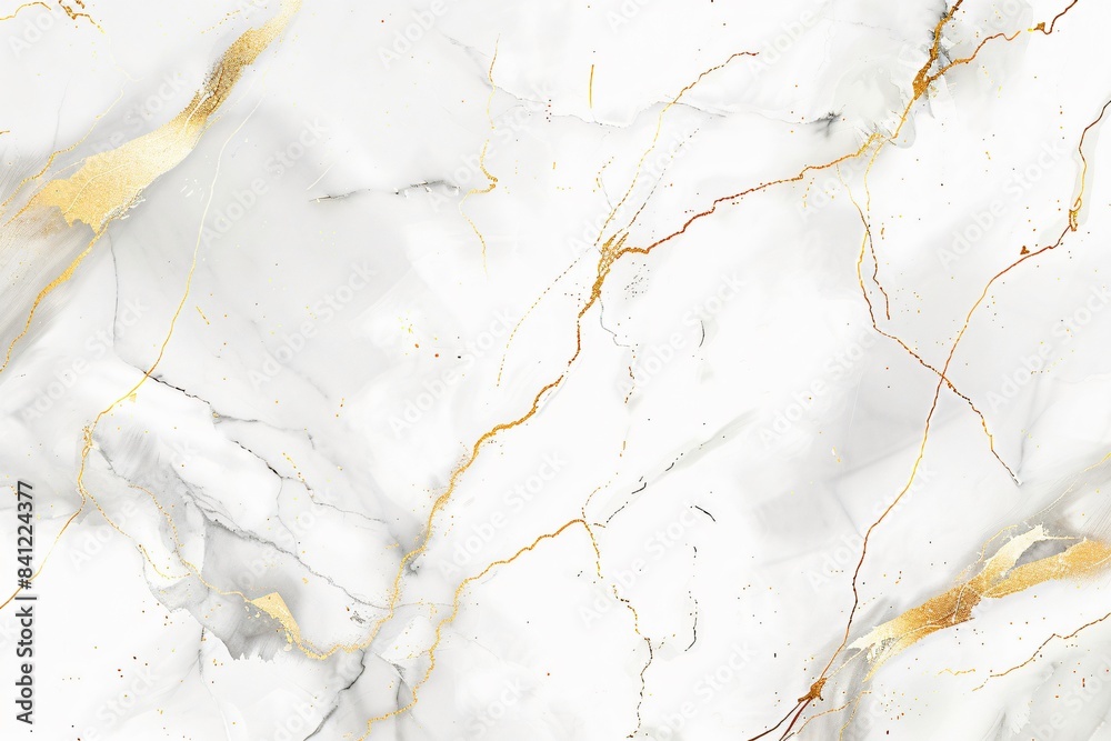Elegant White Marble with Golden Veins Texture Elegant White Marble with Golden Veins Texture