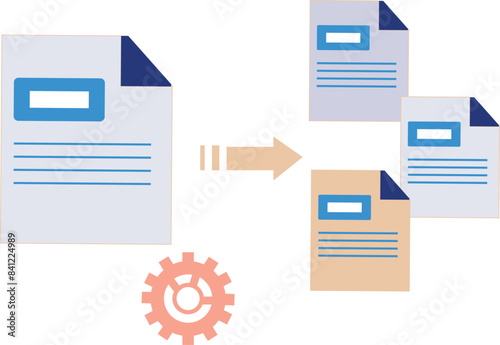 The file is converting to different documents.