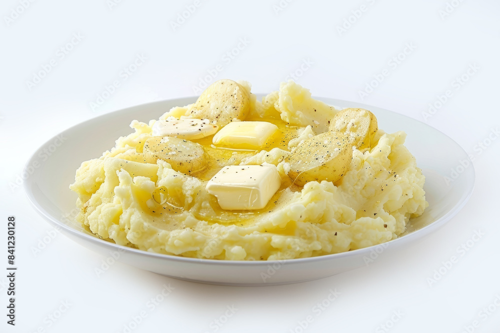 Perfectly Mashed Russet Potatoes with Salt and Pepper Perfectly Mashed Russet Potatoes with Salt and Pepper