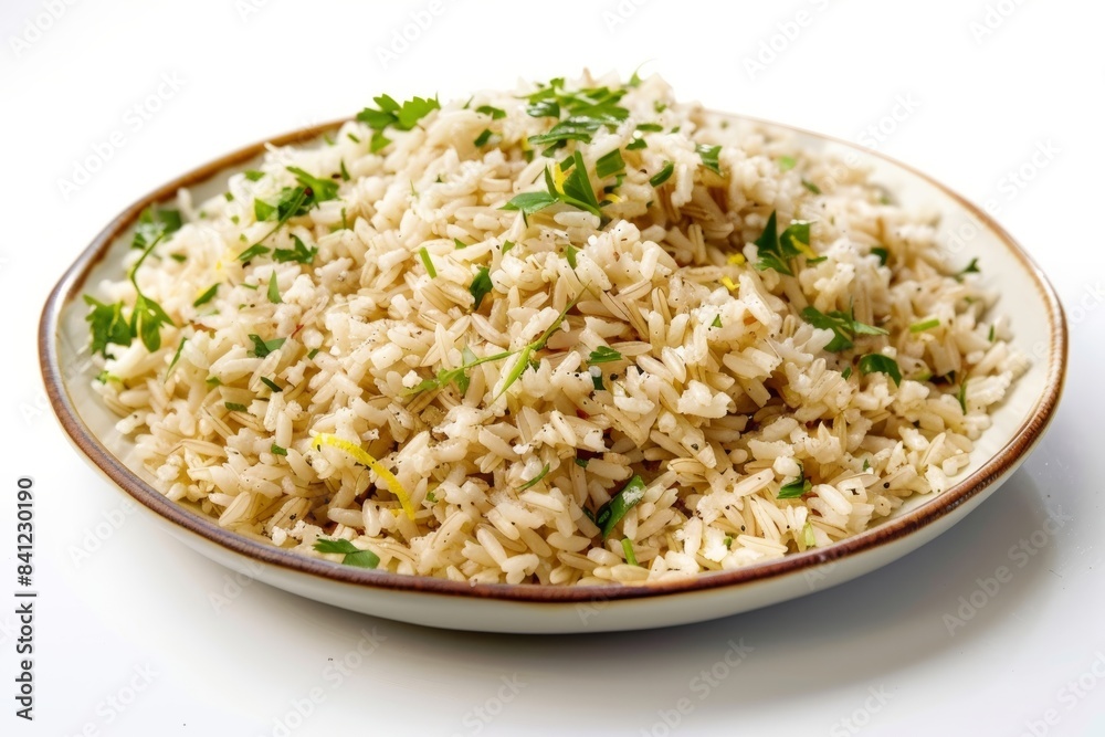 Savory Long-Grain Brown Rice Pilaf with a Hint of Citrus Savory Long-Grain Brown Rice Pilaf with a Hint of Citrus