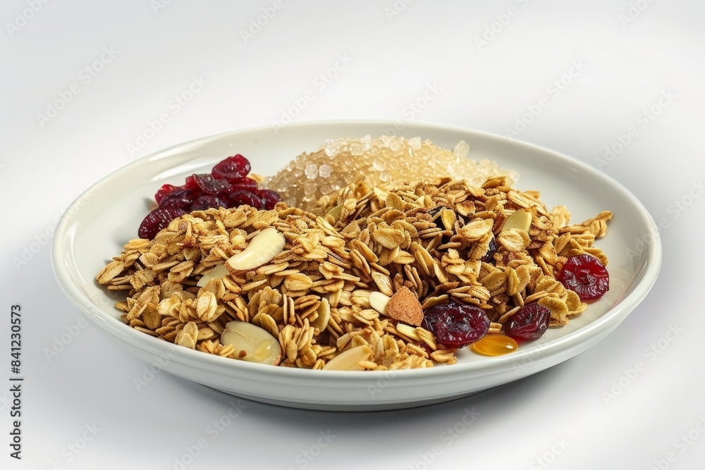 Culinary Masterpiece: Golden Granola with Honey and Cranberries Culinary Masterpiece: Golden Granola with Honey and Cranberries
