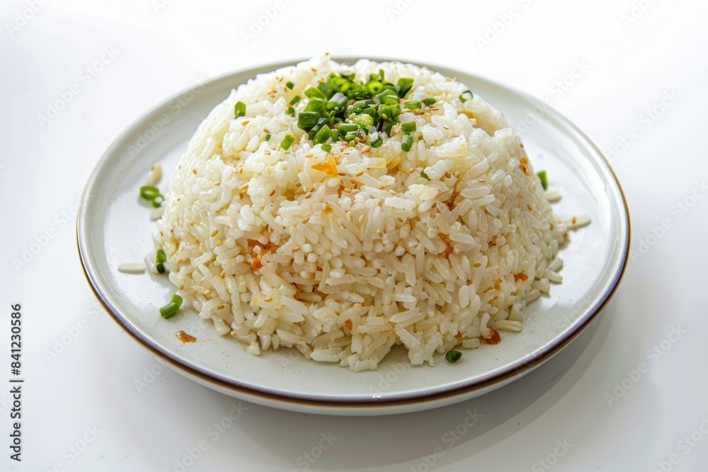 Delicious Glutinous Rice with Simple Toppings Delicious Glutinous Rice with Simple Toppings