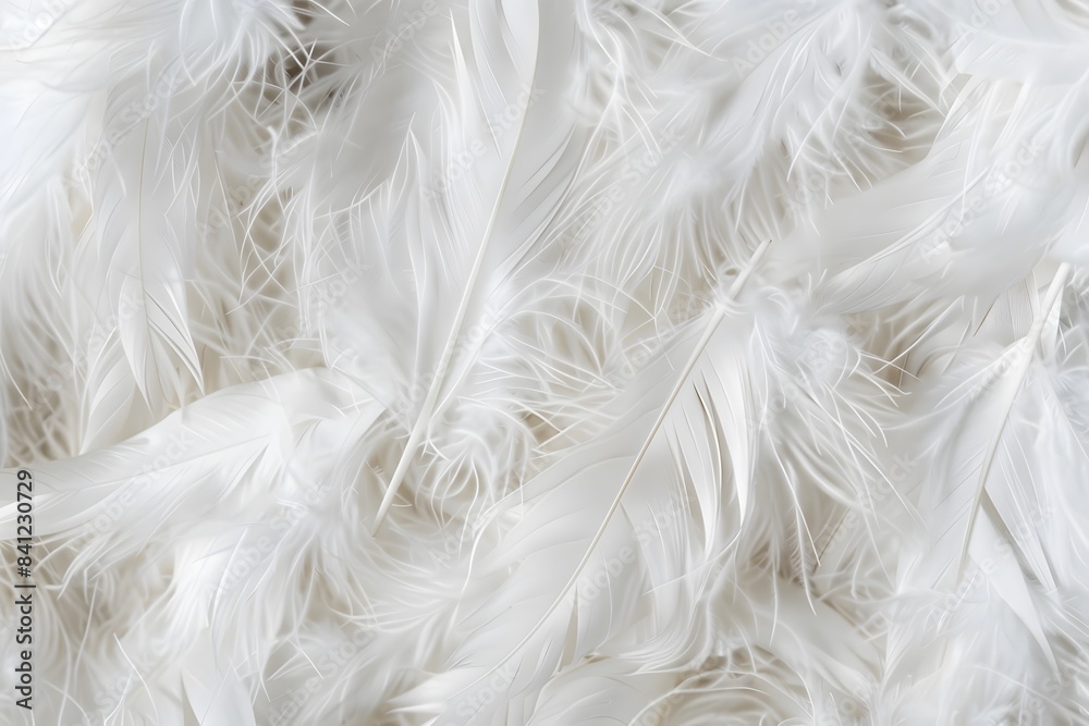 White Feather Texture Background for Design White Feather Texture Background for Design