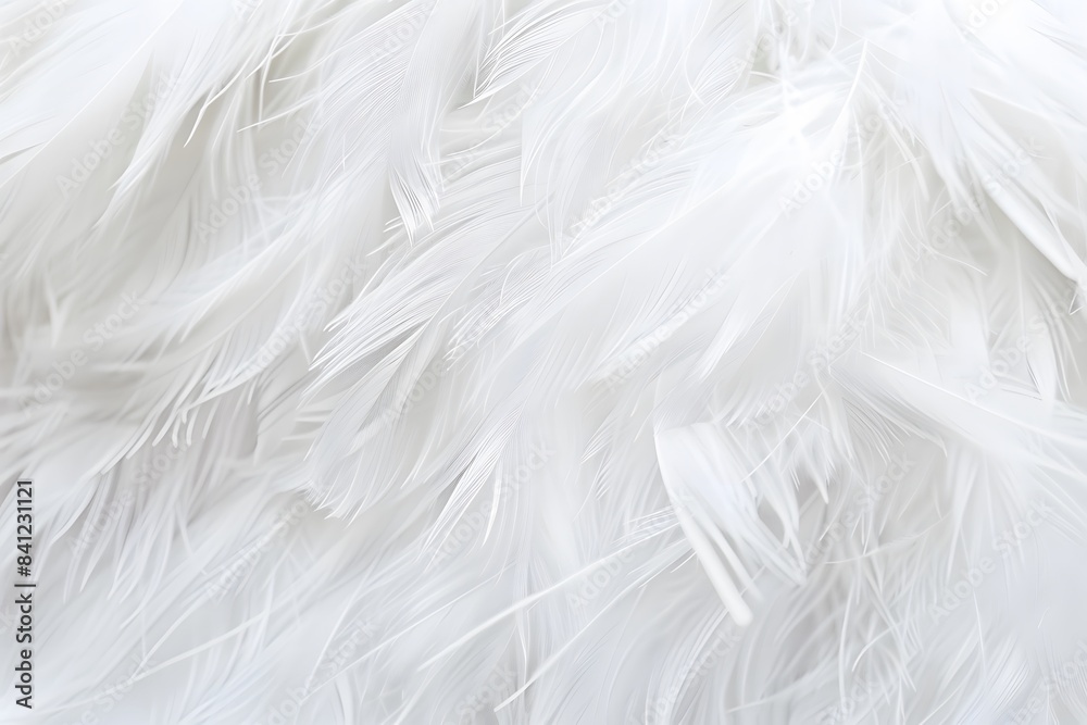 White Feather Texture Background - Soft & Fluffy White Feather Texture Background - Soft & Fluffy